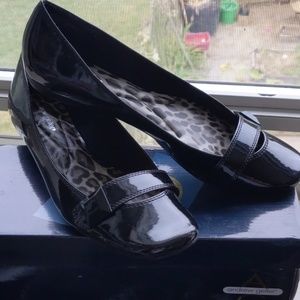 Patent leather flats, Andrew Geller